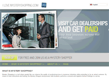 Tablet Screenshot of ilovemysteryshopping.com